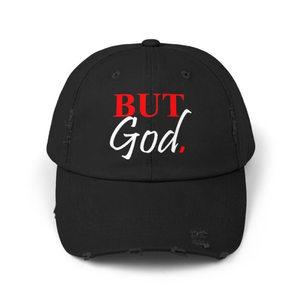 But God Unisex Distressed Cap