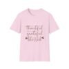 Thankful, Grateful & Blessed Unisex Softstyle T-Shirt - Image 98