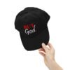 But God Unisex Distressed Cap - Image 8