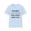 Educational Rock Star Unisex Softstyle T-Shirt - Image 2