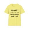 Educational Rock Star Unisex Softstyle T-Shirt - Image 26