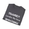 Educational Rock Star Unisex Softstyle T-Shirt - Image 37