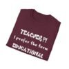 Educational Rock Star Unisex Softstyle T-Shirt - Image 21