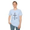 Alpha & Omega + Scripture Unisex Softstyle T-Shirt - Image 48