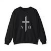 Alpha & Omega + Scripture Unisex Heavy Blend™ Crewneck Sweatshirt - Image 7