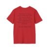 Alpha & Omega + Scripture Unisex Softstyle T-Shirt - Image 85