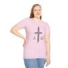 Alpha & Omega + Scripture Unisex Softstyle T-Shirt - Image 81