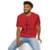 Alpha & Omega + Scripture Unisex Softstyle T-Shirt - Image 88