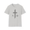 Alpha & Omega + Scripture Unisex Softstyle T-Shirt - Image 14