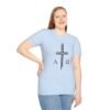 Alpha & Omega + Scripture Unisex Softstyle T-Shirt - Image 49