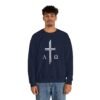 Alpha & Omega + Scripture Unisex Heavy Blend™ Crewneck Sweatshirt - Image 52