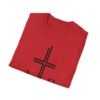 Alpha & Omega + Scripture Unisex Softstyle T-Shirt - Image 87