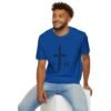 Alpha & Omega + Scripture Unisex Softstyle T-Shirt - Image 61