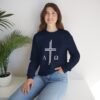 Alpha & Omega + Scripture Unisex Heavy Blend™ Crewneck Sweatshirt - Image 53