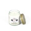 Best Mom Ever Vanilla Bean Scented Candles, Coconut Apricot Wax (4oz, 9oz) - Image 2