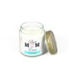 Best Mom Ever Unscented Candles, Coconut Apricot Wax (4oz, 9oz) - Image 2
